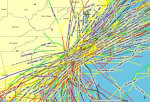 NOAA Historical East Coast Storms